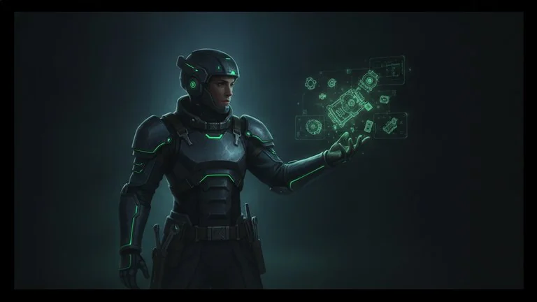 Engineer character illustration
