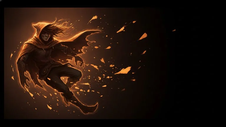 Trickster character illustration